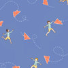Sarah Jane Children at play,Chasing Airplanes-BLUE