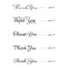 Mini Kraft Paper THANK YOU Gift Tags - set of 48