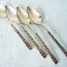 1970s Rogers Brothers Teaspoons Set of 4 Love Pattern