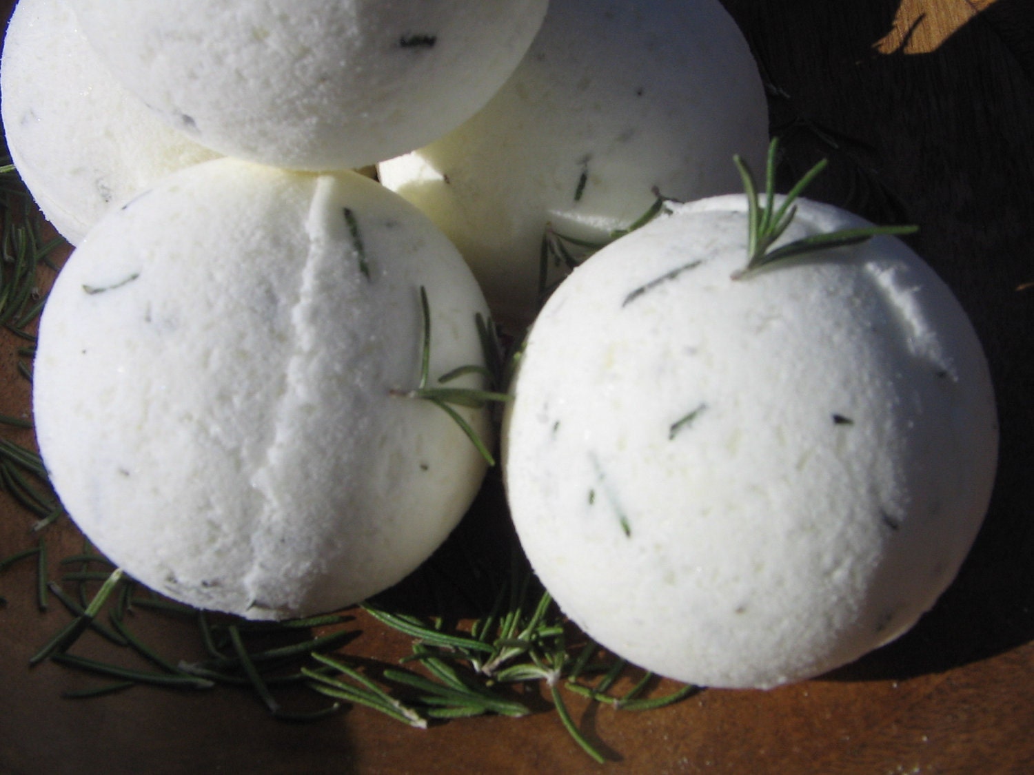 Buy 3 get 1 FREE BATH BOMBS--Rosemary Mint--with garden fresh Herbs