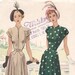 Late 1940s dress pattern -- McCall 7204