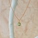 Geometric Necklace, Brass Small Circle Triangle Pattern, The Odessa Slice