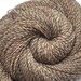 Handspun yarn - CAPPUCCINO - Natural color Shetland wool, fingering weight, 1155 yards
