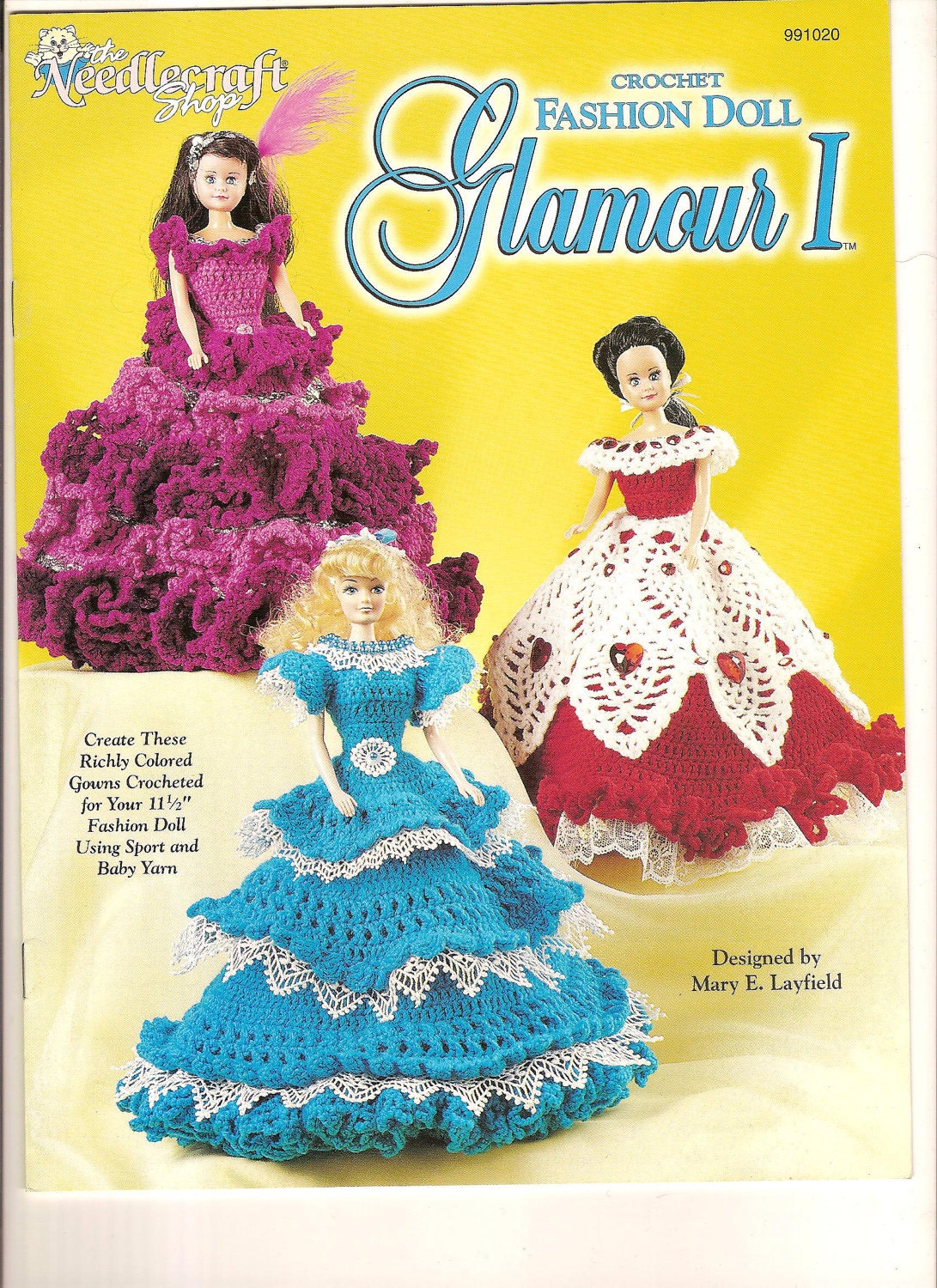 Crochet Pattern Barbie Doll Clothes Pattern 3 Patterns