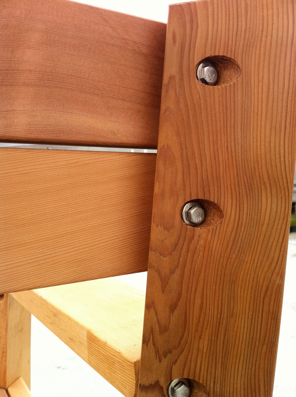 Musical Garden Bench - Outdoor Cedar Xylophone