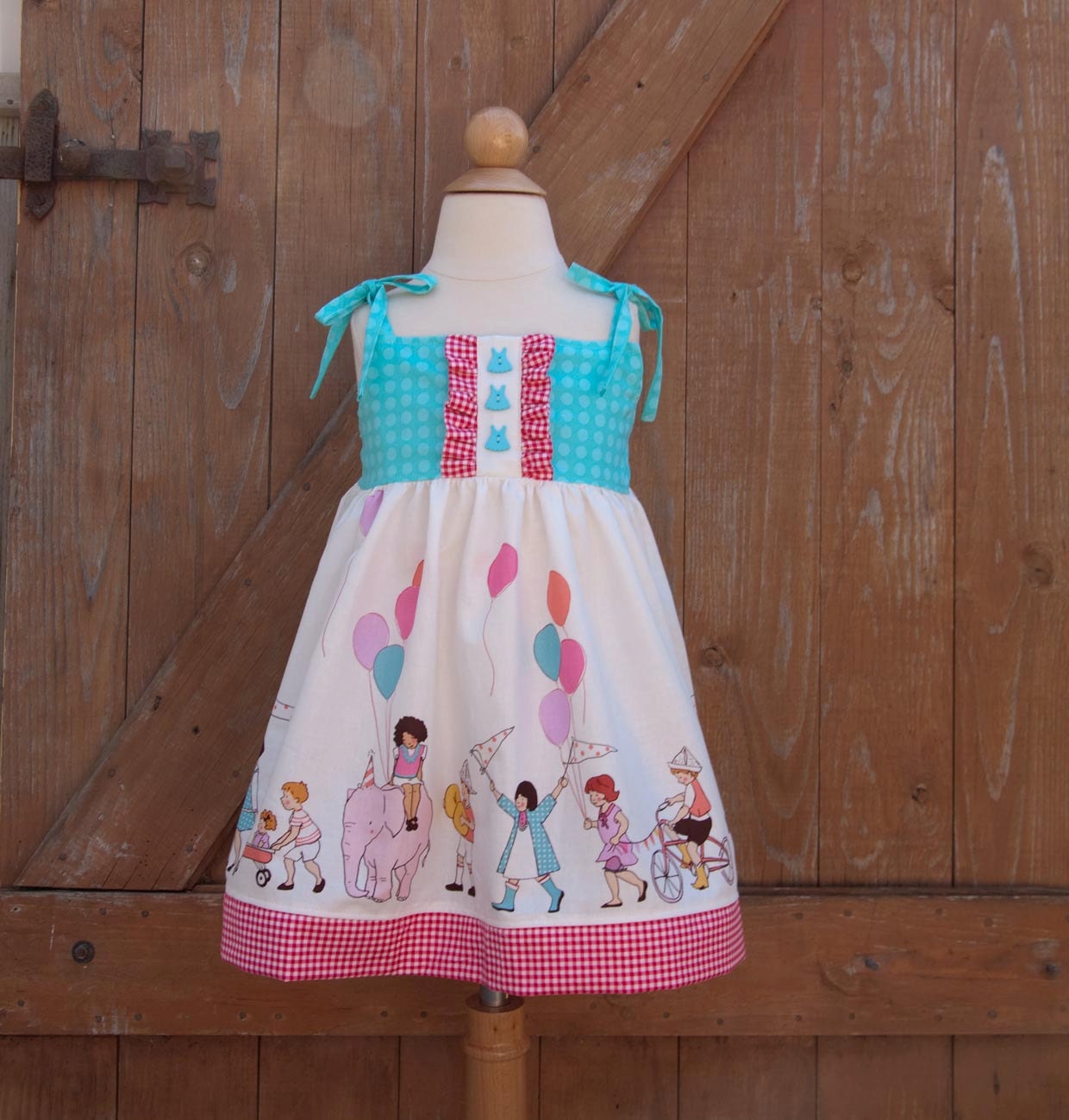 INSTANT DOWNLOAD Girls Dress Pattern PDF Pattern  Dress Sewing Pattern  sizes 6m through to 5 years "Chloe Dress"