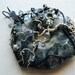 SALE - Tree of Life Pendant - Black Labradorite - Sterling Silver with Hematite and Swarovski Crystals - Black and Silver