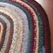8 FOOT OVAL.   ///  Custom Order Only//  1" Thick  ///.. SOLD..///  Thick and Luscious, Rag Rug....////.  Must See..   " Unique and Huge".