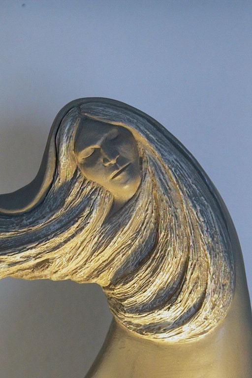 17" Southwestern Sculpture - Spring Dance INDIAN Statue by Ron Schroder - SIGNED 1986