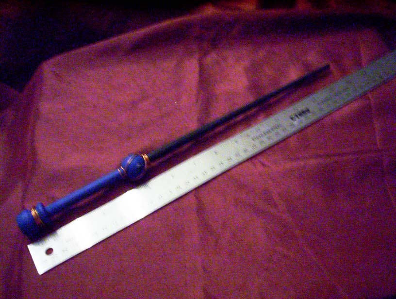 Blue Wooden Magic Wand - Benkall Dewell Series