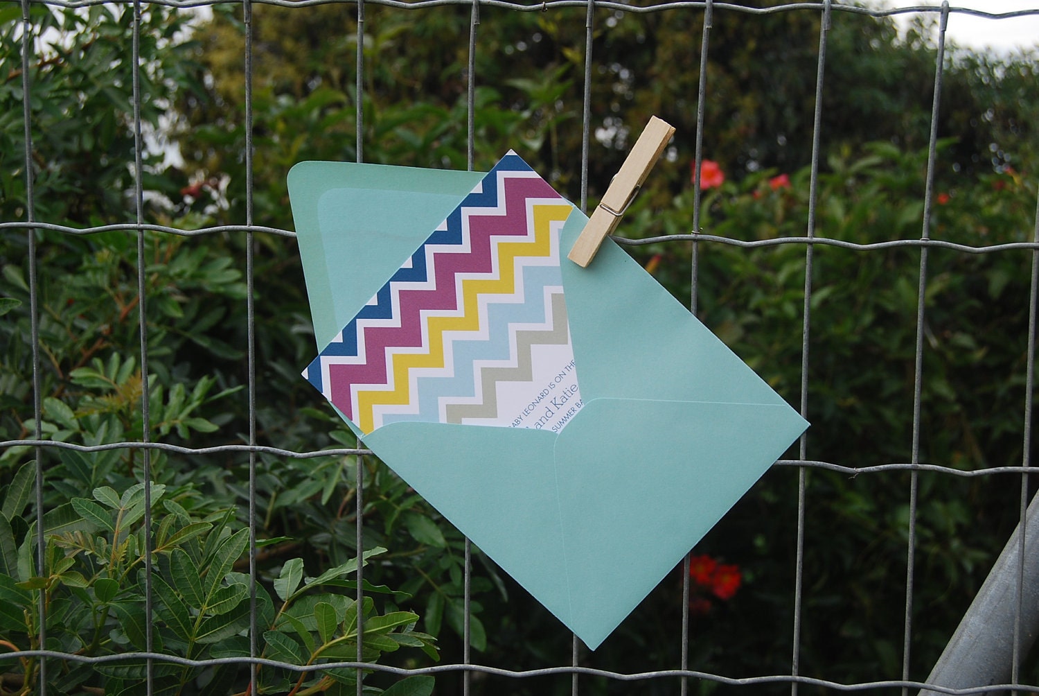 Chevron Template / Simple, Modern Paper Goods