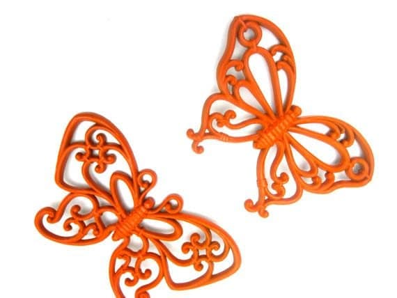 Butterfly Spring Orange Set
