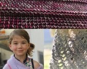 3 Tunisian Crochet Patterns - Bias Sampler Shawl, Lace Summer Scarf, Molly's Heart Shawl