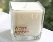 Warm Amber Soy Candle, 12 oz