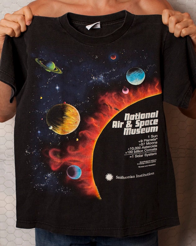 National Air & Space Museum - Awesome Nerd's Tshirt - Solar System - M