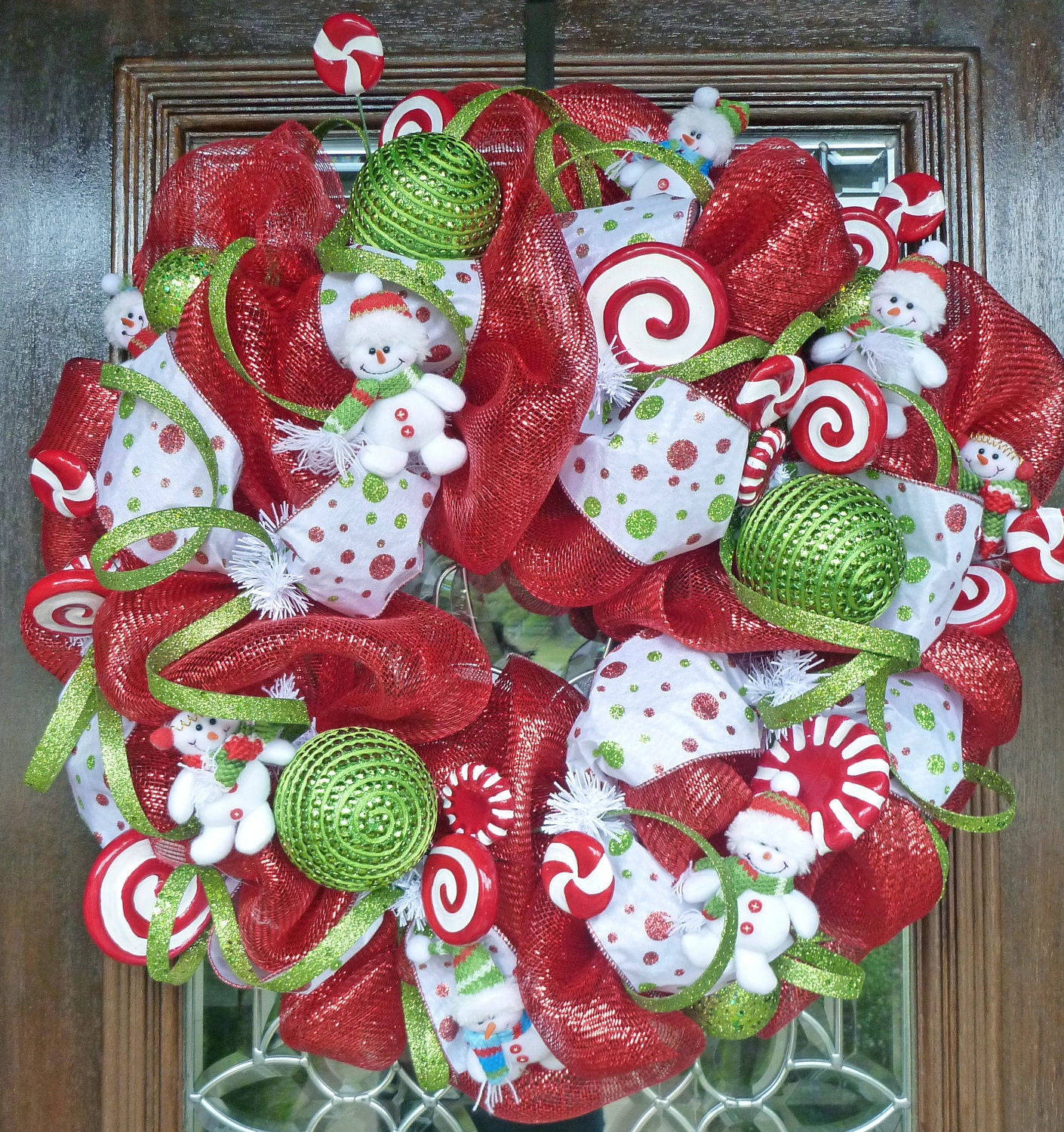 SNOWMEN CHRITMAS WREATH