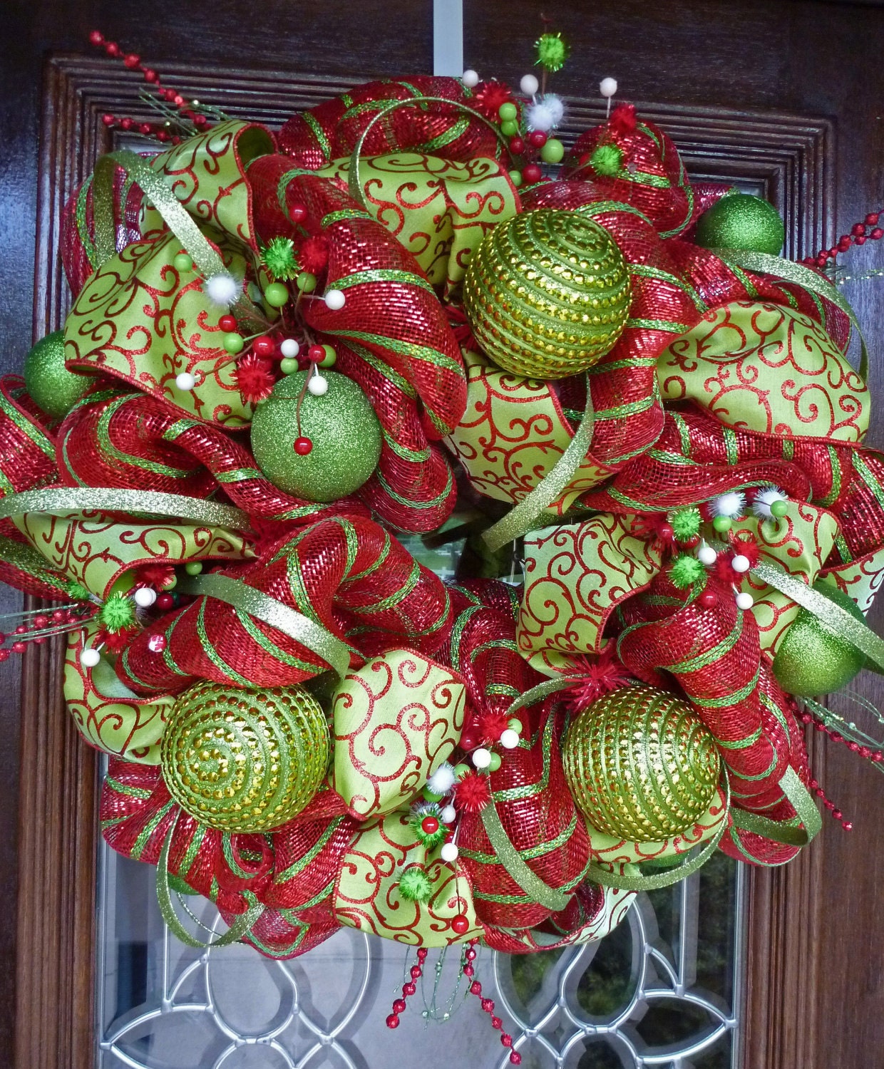 WHIMSICAL CHRISTMAS WREATH 24"