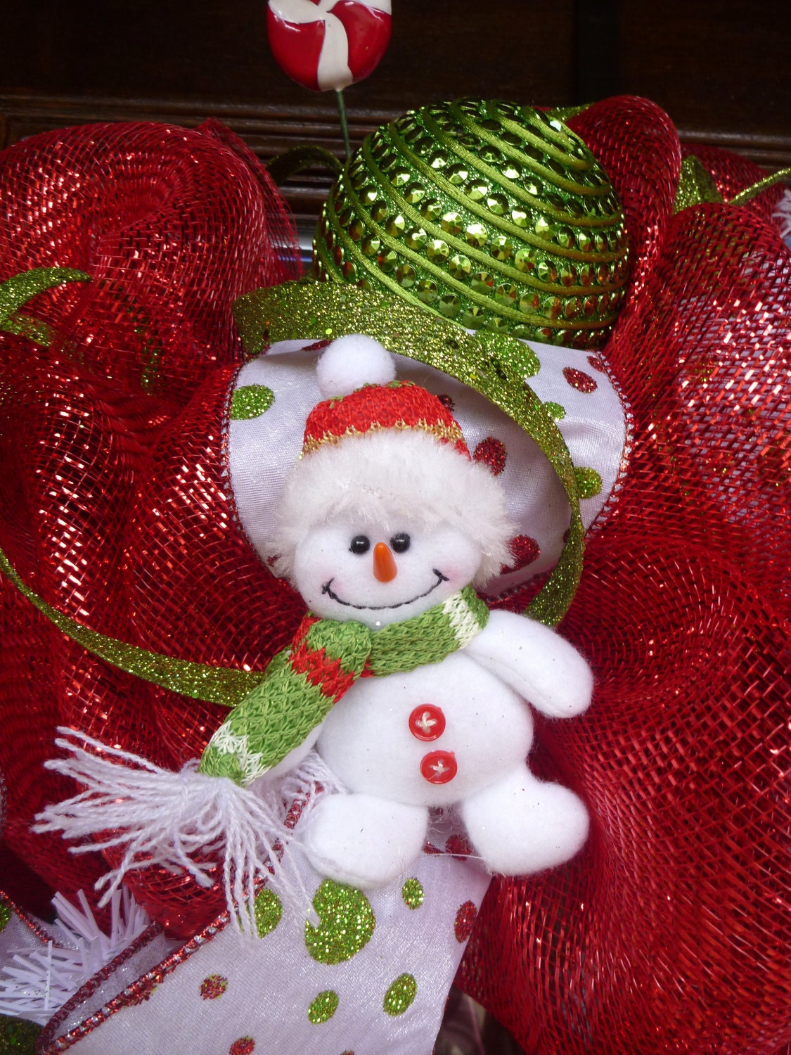 SNOWMEN CHRITMAS WREATH