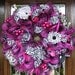 Deco Mesh HOT PINK and ZEBRA Wreath