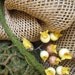 Deco Mesh BURLAP WREATH with Moss and Burlap Bow
