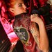 SALE Sleaze Glam Rock and Roll Surly Girl faux vegan Red Leather Jacket Vest runway punk Small Medium