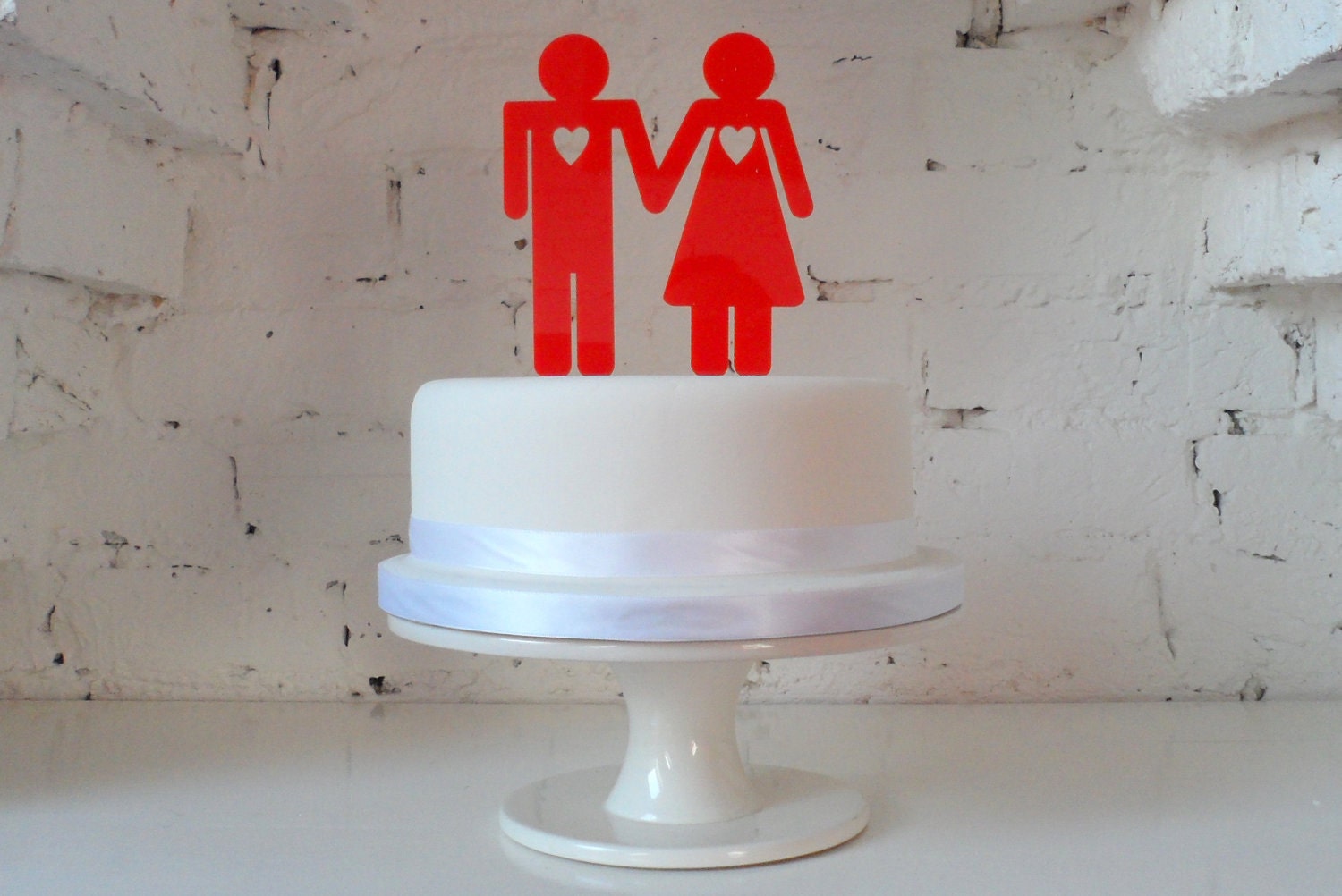 His 'n' Hers Wedding Cake Topper