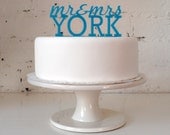 Mr & Mrs...' Personalised Cake Topper - The Classic Design