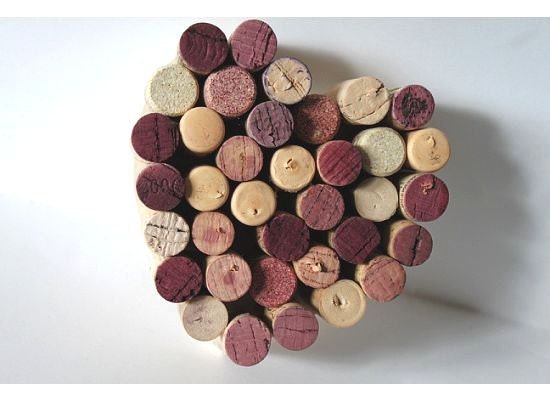 Wine Cork Heart Wall Hanging