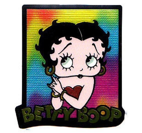 Betty Boop Rainbow Prism Sticker