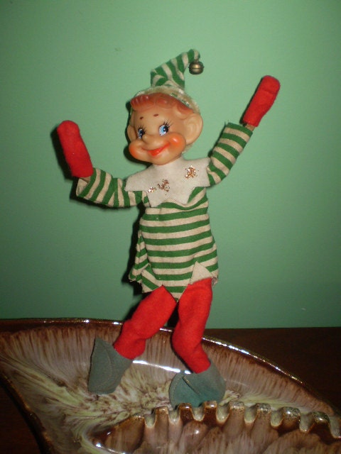 Vintage Elf Doll Wire bendable 12'' 1960s