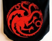 MEDIUM House Targaryen Sigil with Three-Headed Dragon FREE SHIPPING (Small)