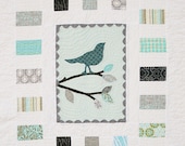 Mod Tweet PDF Quilt Pattern bird modern
