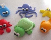 Sea Creature Cupcake Toppers - 1 Dozen Il_170x135