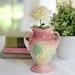 SALE  - Vintage HULL Pottery Floral Pink Ceramic Vase - Sunglow Daisy - was 55.00 now 42.00