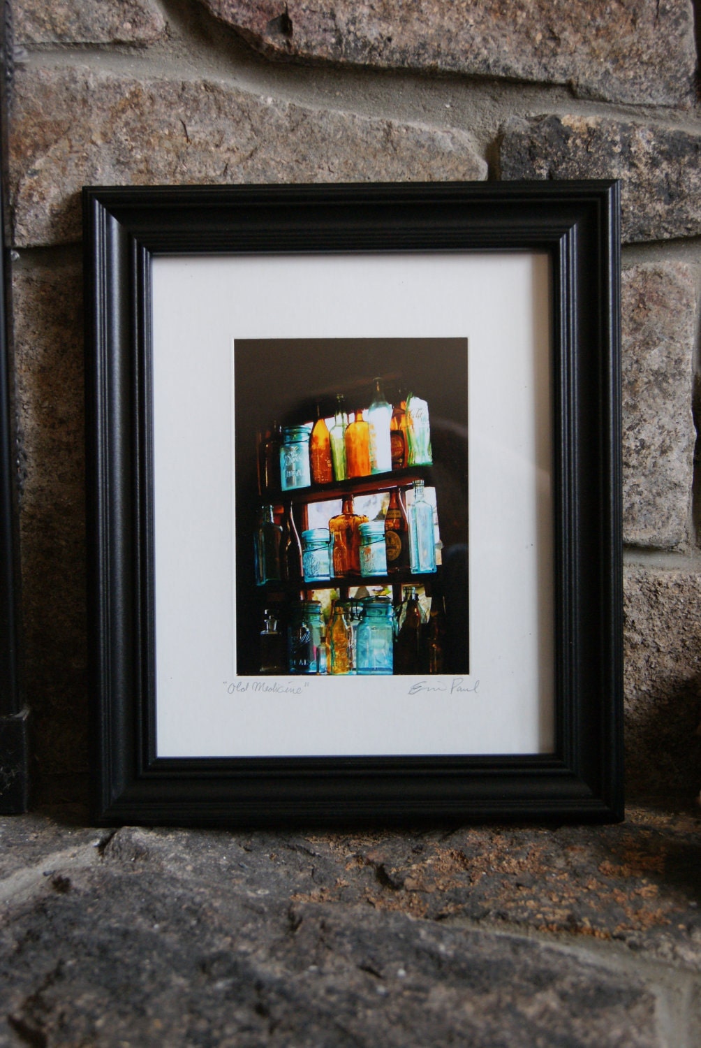 Old Medicine Original Framed Photography