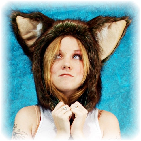 BeastWares Furry Werewolf Beast Hat-- Large Ears