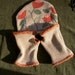 Vintage Inspired Retro Nutmeg Hat and Fingerless Glove Set - Farmgirl, Prairie Girl, Primitive, OOAK, Boho