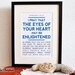 Ephesians 1:18-19. Open the Eyes of my Heart. 8x10in. DIY Printable Christian Poster. Bible Verse.