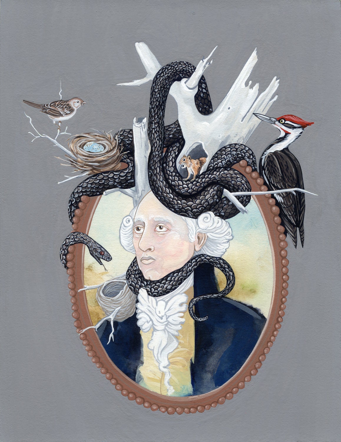 Serpent by Justin Richel - 6.5 x 8.5 archival fine art print