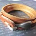 Adjustable Jewelry Bracelet Cuff made of Black Leather Buckle Bracelet mens bracelet women bracelet cuff bracelet bangle bracelet 411S