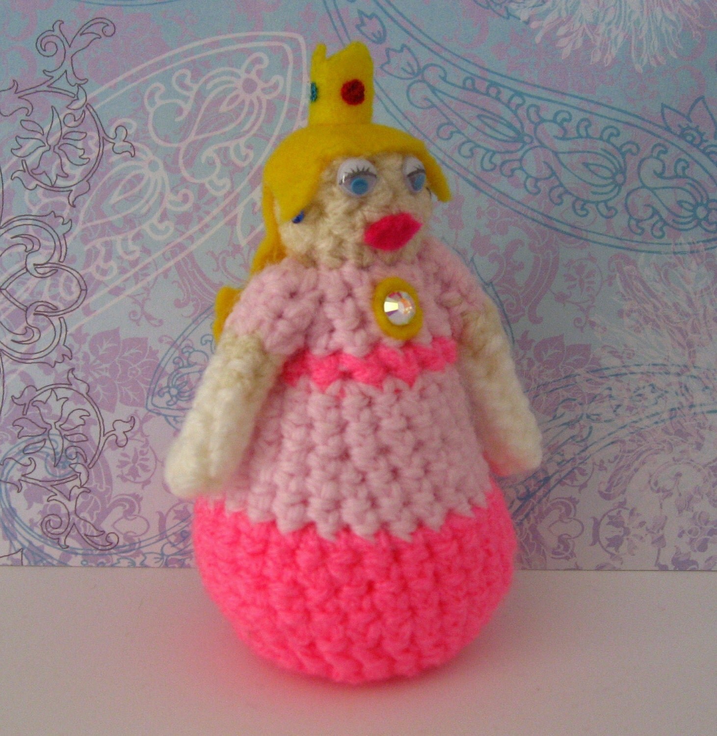 peach plushie