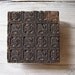 Vintage fabric Stamp, Vintage handmade wood stamp from India