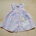 vintage kids GINGHAM TANK DRESS Pastel Summer 12 Months