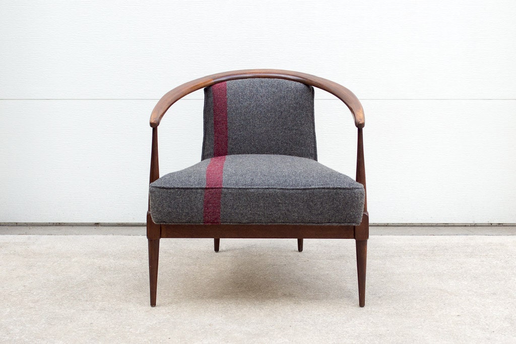 Art Deco Meets Mid Century Blanket Chair
