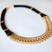 Statement Mix Rope&Chain Necklace in Gold by pardes israel