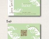 Organic Scroll - Customizable Calling Card