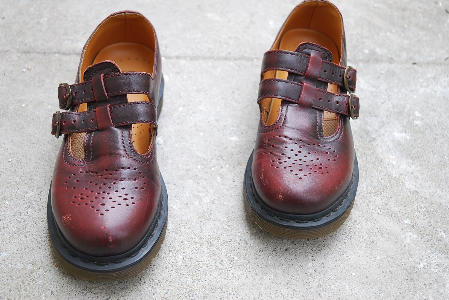 Oxblood Red Dr. Martens Maryjanes size US 7/7.5 UK 5
