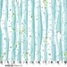 Aqua Birch Forest From Michael Miller 1 Yard