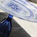 Vintage Cake Stand 12" Cake Plate Pedestal Cobalt Blue Cake Stand / Cake Dish / Truffle Cupcake Stand / Spring Weddings / Mother's Day Gift