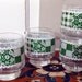 Kelly Green and White Gingham Tumblers